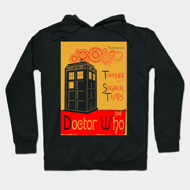 Doctor Who Noir Hoodie by Zefkiel